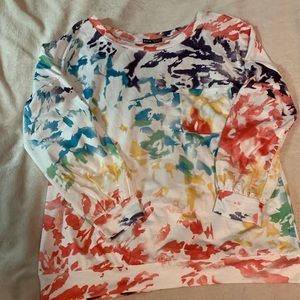 Tie dye lightweight sweatshirt